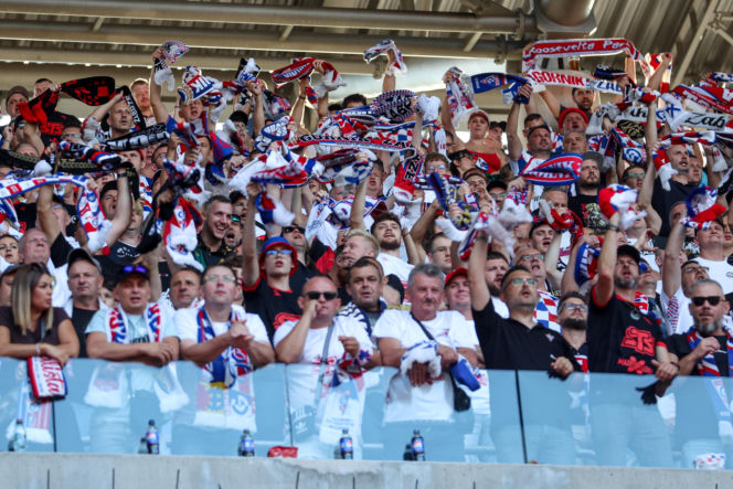 Górnik Zabrze - Ferencvaros: Zdjęcia kibiców z meczu 3. rundy eliminacji Ligi Europy