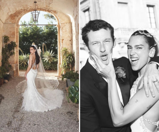 Dua Lipa pochwaliła się suknią ślubną od Chanel. Wesele na Sycylii wywołało wściekłość mieszkańców - ZDJĘCIA