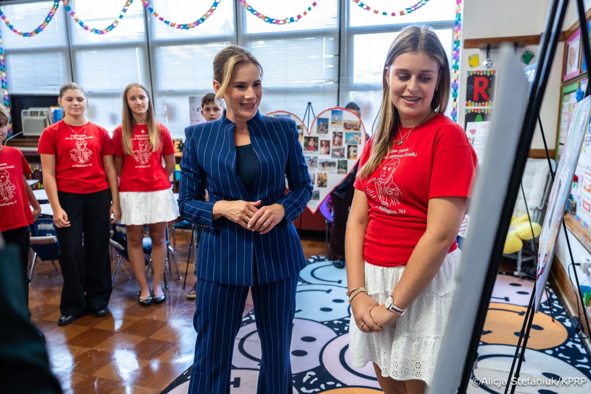 Marta Nawrocka zadała szyku w USA. Wszyscy patrzyli tylko na nią