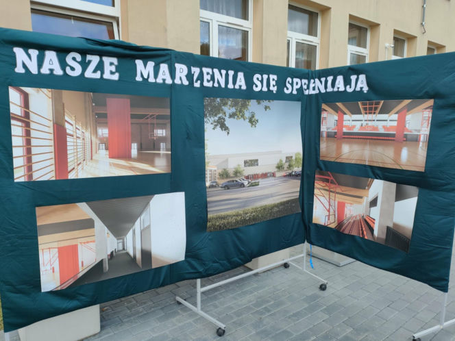 Umowa na budowę hali sportowej w Sp4 ze schronem w Łomży podpisana. Kiedy powstanie obiekt?