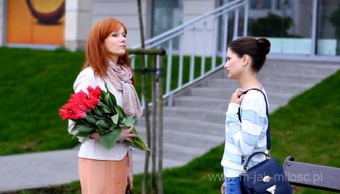 M jak miłość odc. 1006. Kasia (Agnieszka Sienkiewicz), Agnieszka (Magdalena Walach)