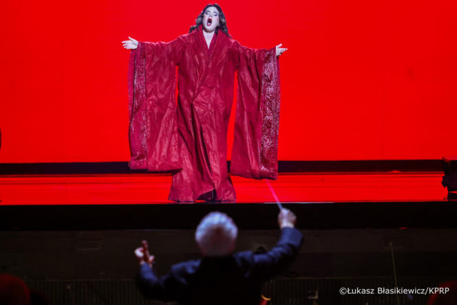 Marta Nawrocka na jubileuszu Teatru Wielkiego