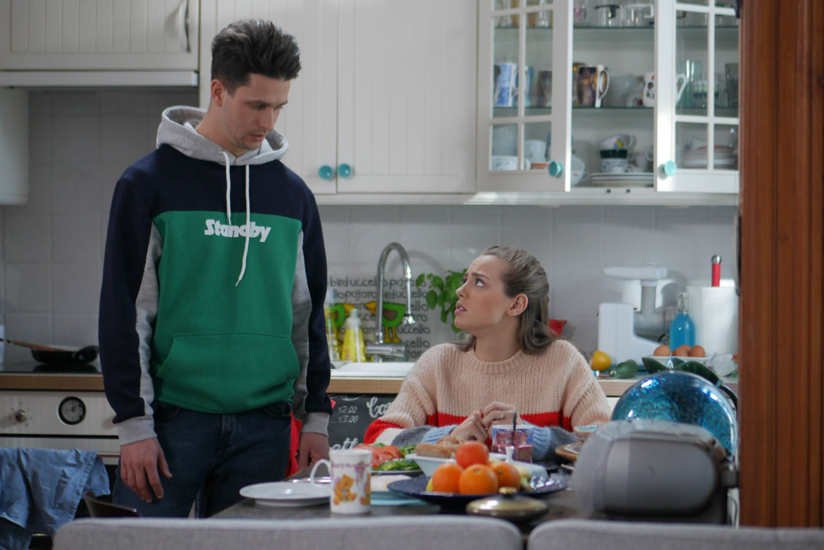 Pierwsza miłość. Jagoda (Wiktoria Gąsiewska), Paweł (Michał Malinowski)