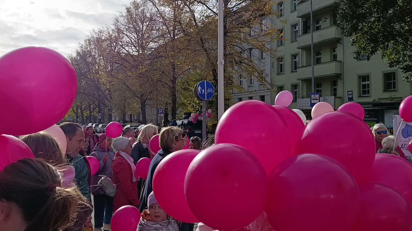 Marsz Różowej Wstążki w Szczecinie