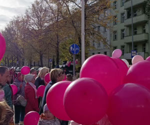Marsz Różowej Wstążki w Szczecinie