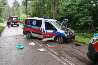 Groźne zdarzenie na trasie Styków – Kałków. Dwie osoby w szpitalu