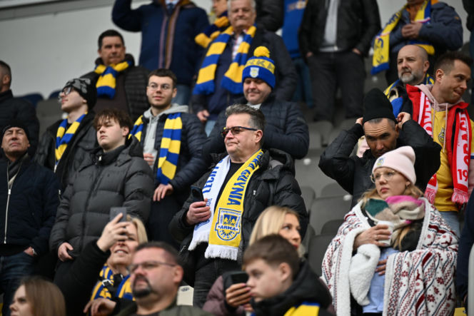 Arka Gdynia - Widzew Łódź: Zdjęcia kibiców i zawodników z meczu 25. kolejki PKO BP Ekstraklasy