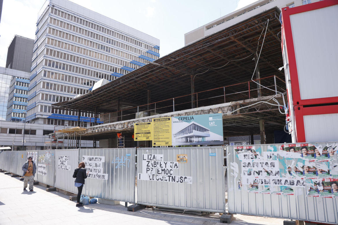 Remont pawilonu Cepelii w Warszawie
