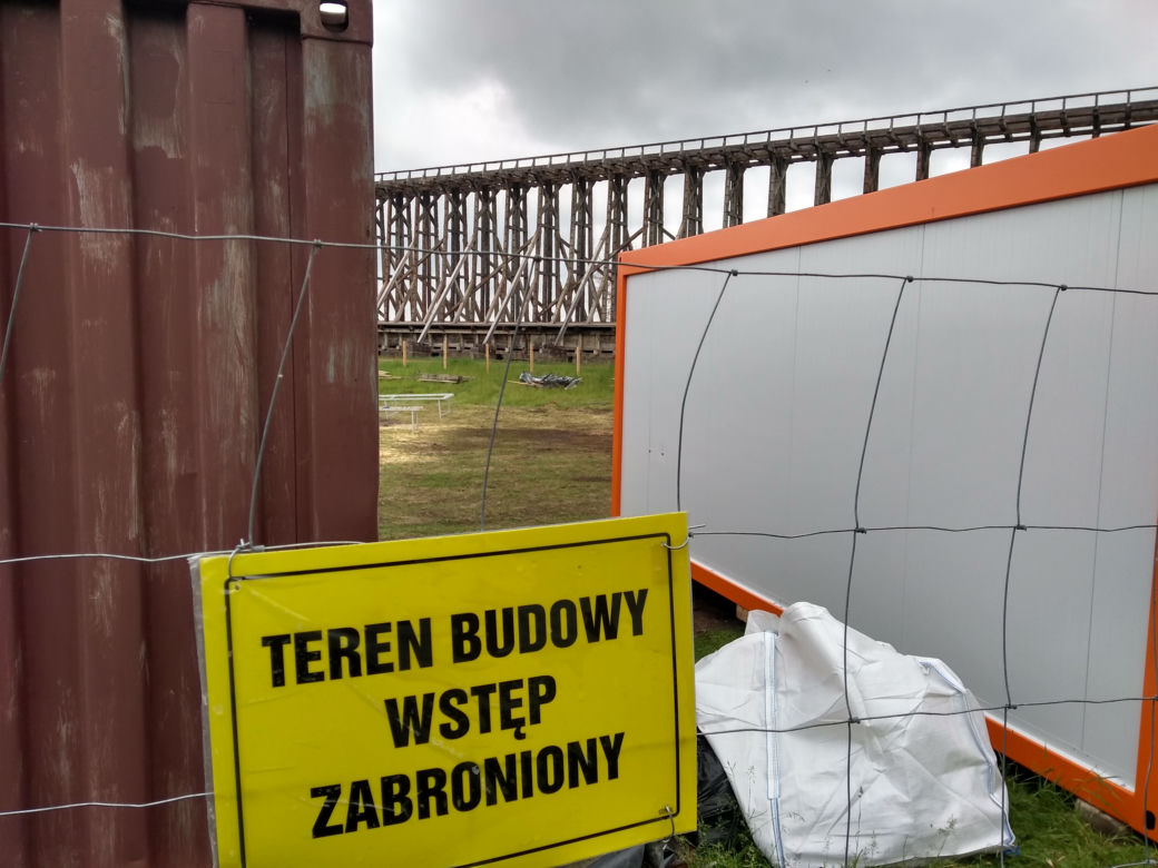 Remont tężni w Ciechocinku