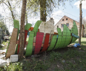 Konie i kozy terroryzują wioskę