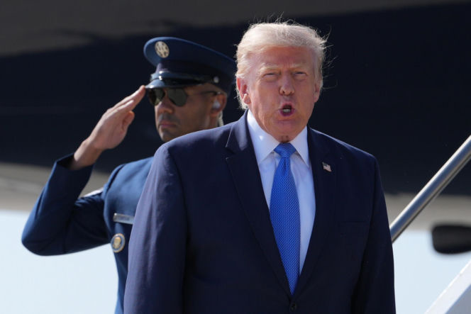 Uzbrojony mężczyzna czekał na Trumpa! Potem incydent ze śmigłowcem