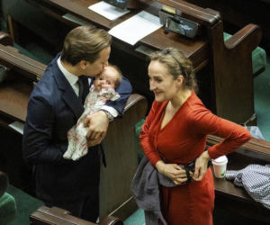 Krzysztof Bosak z żoną Kariną