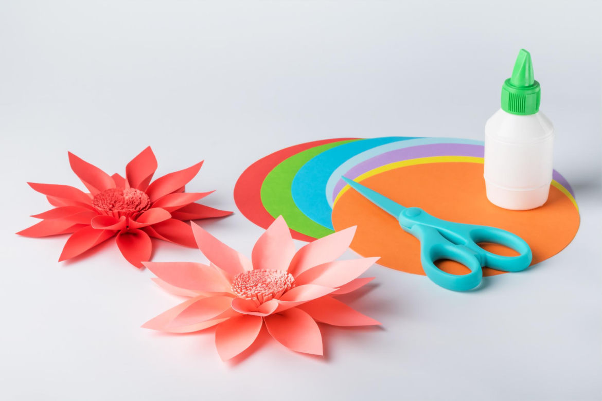 Kwiaty z papieru 3D