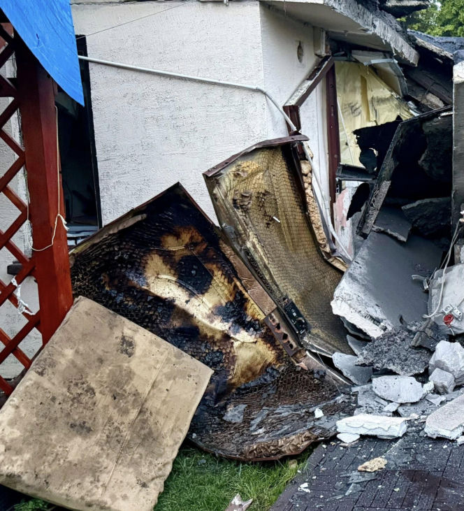 Potężny wybuch na działkach letniskowych! Budynek został doszczętnie zniszczony