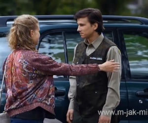 M jak miłość po wakacjach 2015. Natalka Mostowiak (Marcjanna Lelek), leśniczy Franek Zarzycki (Piotr Nerlewski)