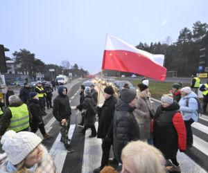 Mają dość korków, chcą buspas. W godzinach szczytu protestowali na pasach