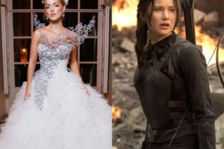 Gwiazda nowych Igrzysk śmierci zaskoczyła kreacją. Włożyła suknię ślubną Katniss [ZDJĘCIA]