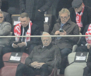 Karol Nawrocki i Przemysław Czarnek na mecze Polska - Albania