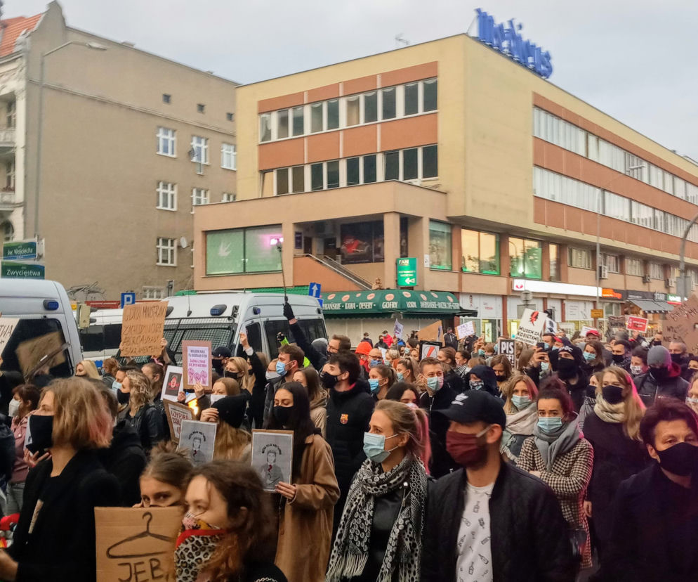 Protest kobiet w Szczecinie - 22.10.2020