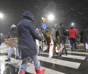 Blokowali rondo bo nie chcą smrodu. „Burmistrz sprzedał nasze zdrowie!”