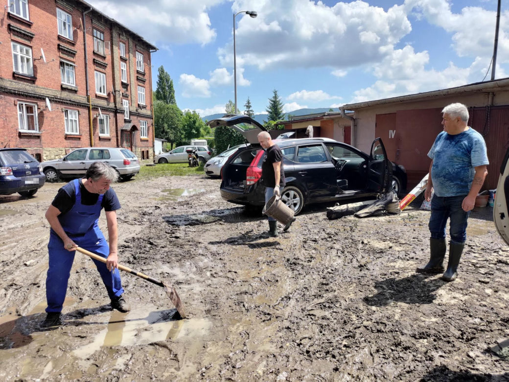 Największe zniszczenia w Bielsko-Białej