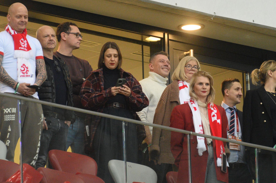 Znani na meczu Polska - Litwa