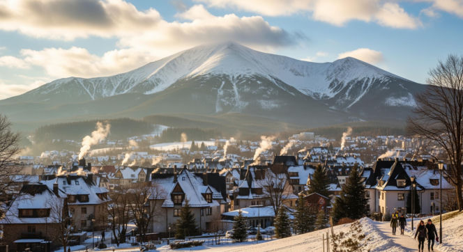 Śnieżny chłód w Karpaczu..jpg