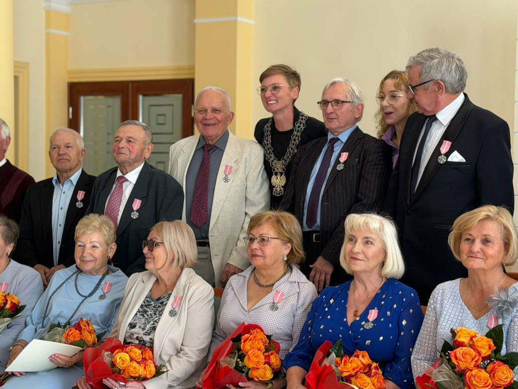 Wyjątkowe medale dla kieleckich jubilatów