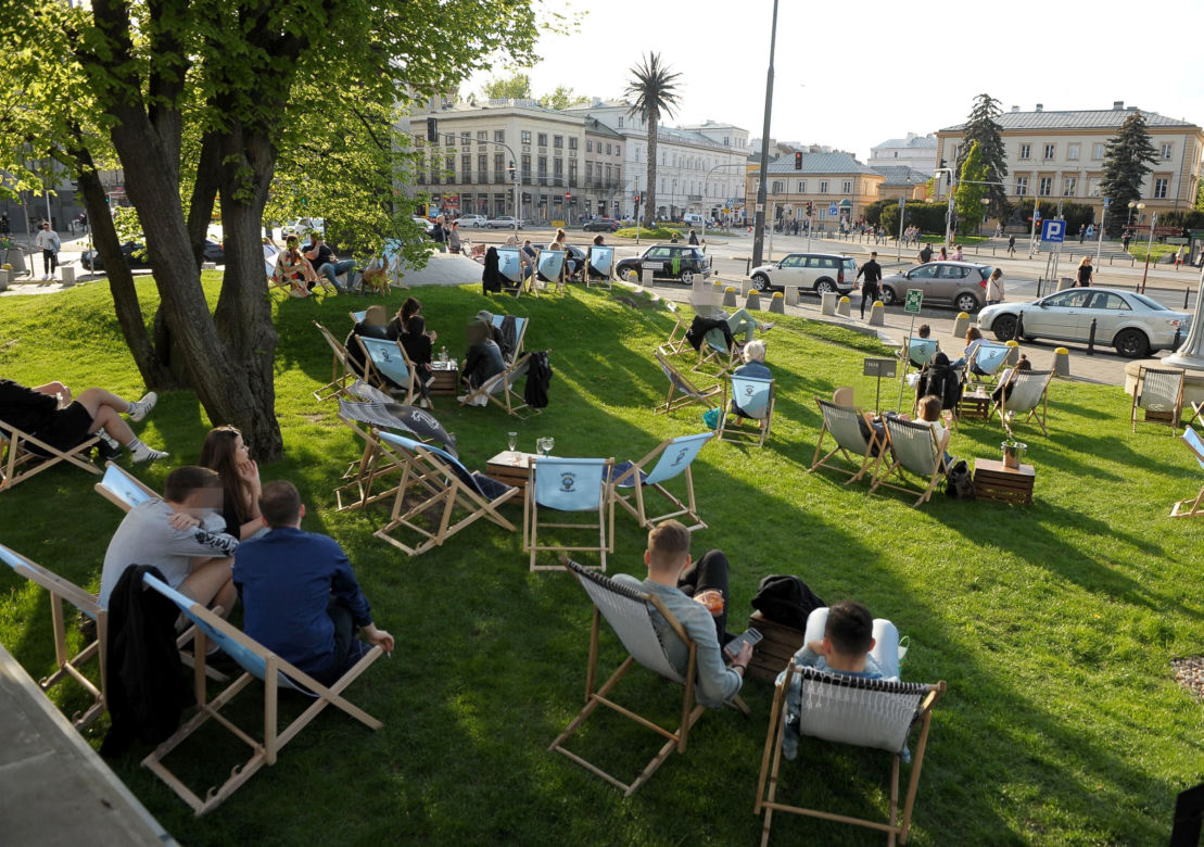 Warszawa świętowała luzowanie obostrzeń
