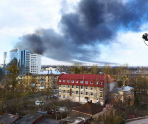Ukraina. Atak rakietowy na Lwów