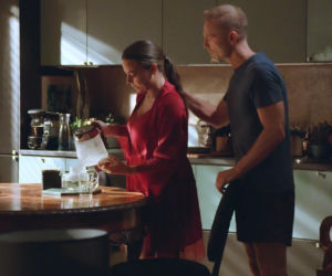 M jak miłość odc. 1912. Magda (Anna Mucha), Andrzej Budzyński (Krystian Wieczorek)