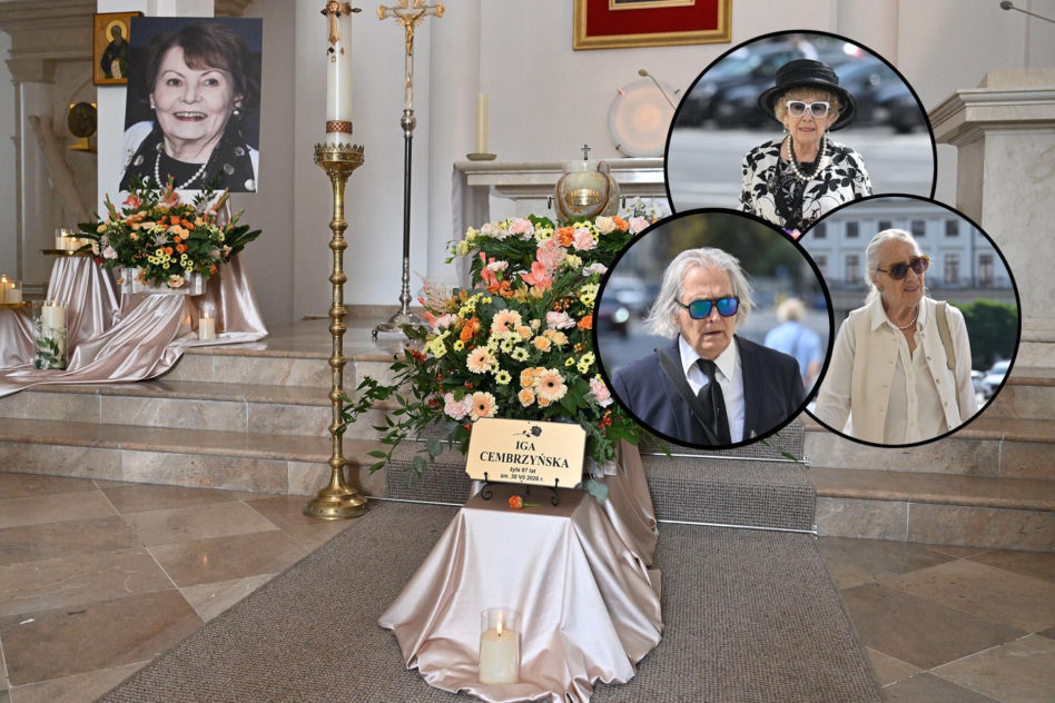 Pogrzeb Igi Cembrzyńskiej. Tłum gwiazd oddaje hołd wielkiej artystce