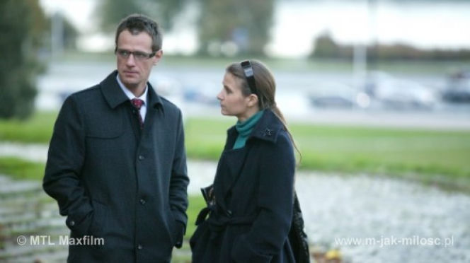 M jak MIŁOŚĆ. Małgosia (Joanna Koroneiwska), Michał (Paweł Okraska)