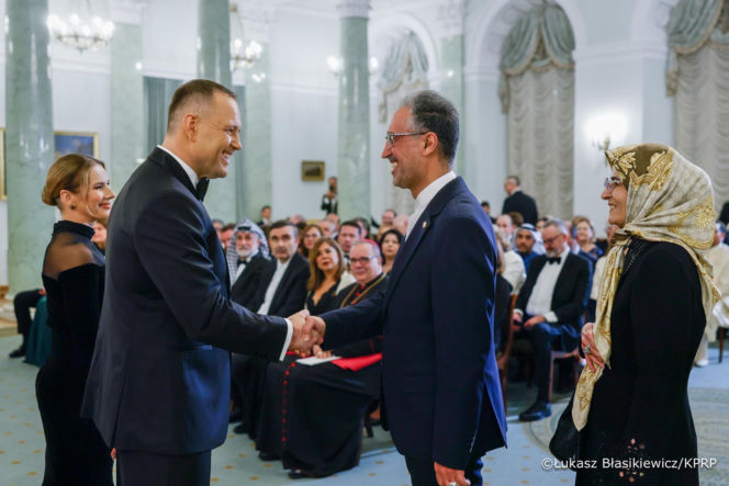 Nawroccy zadali szyku na spotkaniu z Korpusem Dyplomatycznym