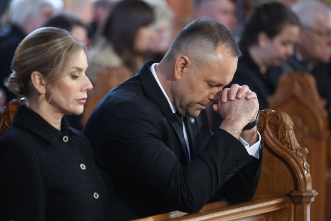 Ból, rozpacz, łzy. Poruszające sceny na pogrzebie Łukasza Litewki