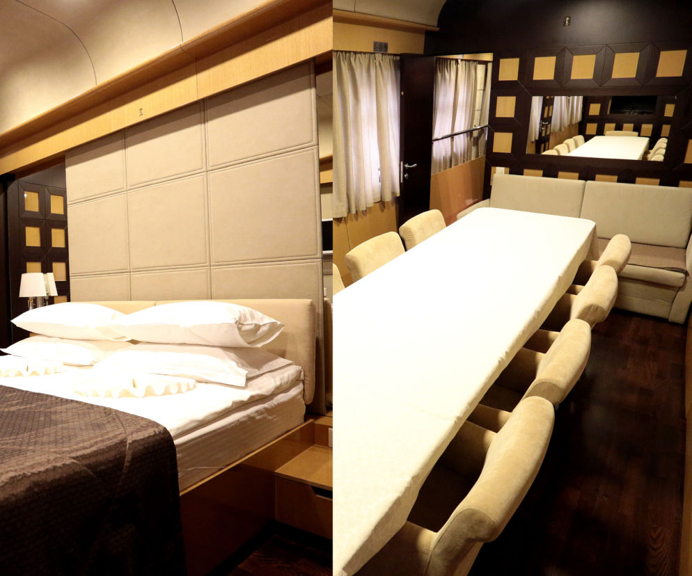 Europejscy politycy pojechali do Kijowa pociągiem. To prawdziwy hotel na kółkach