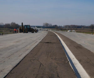 Postępy na budowie A2 Siedlce - Biała Podlaska