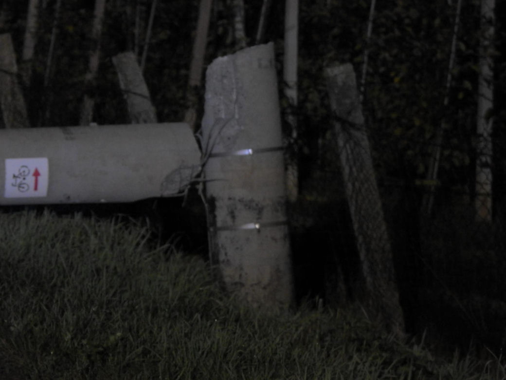 Czersk. Ścięła dwa betonowe słupy z liniami energetycznymi. Do szpitala trafiła jedna osoba