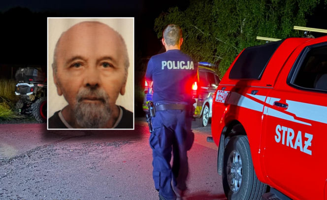 Drony, quady i śmigłowiec w akcji. Trwają poszukiwania zaginionego seniora