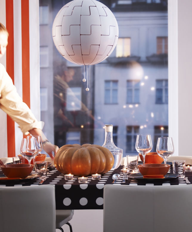 Dekoracja stołu na Halloween