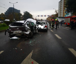 Wypadek na ul. Focha w Bydgoszczy! Wielu rannych! 
