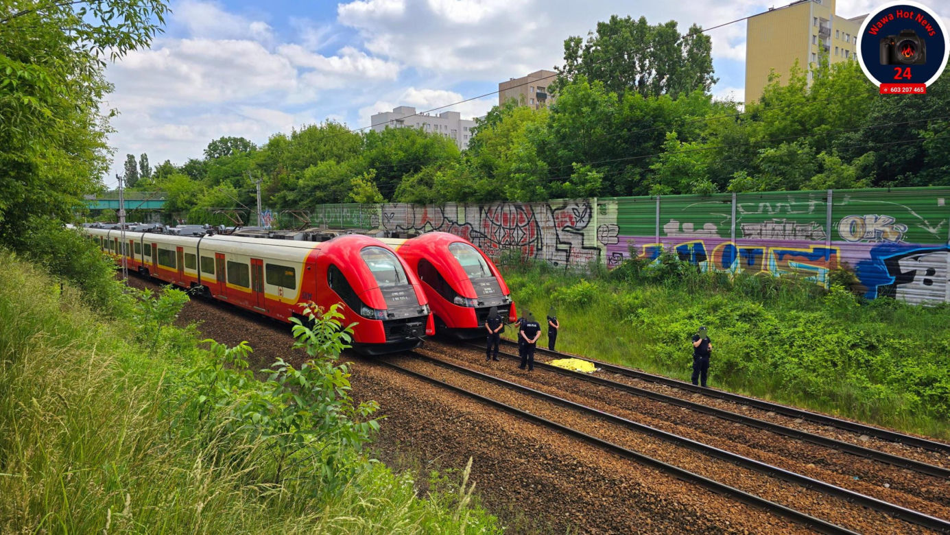 Tragedia na torach. Nie żyje człowiek potrącony przez pociąg 
