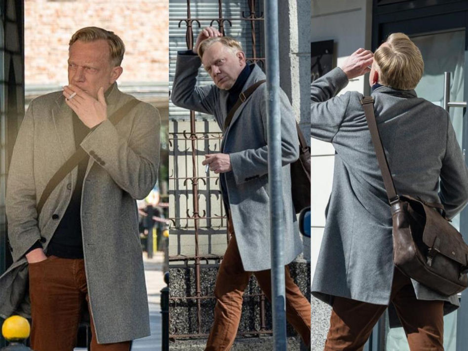 Arkadiusz Janiczek wychyla małpkę w samo południe