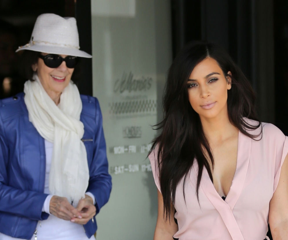 Kim Kardashian z babcią