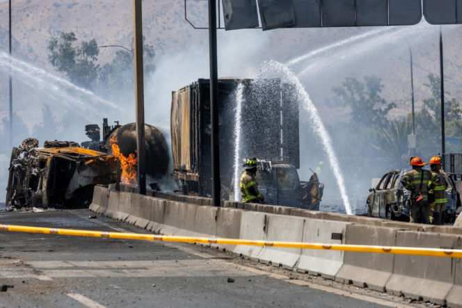 Potężny wybuch na ruchliwej trasie! Wiele ofiar