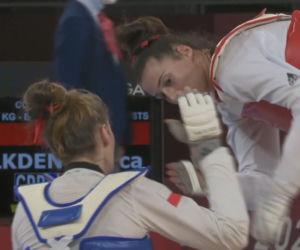 Zrozpaczona Aleksandra Kowalczuk po porażce
