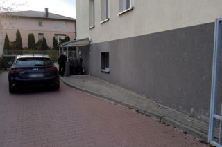 Atak na wójt Starej Kornicy. 42-latek czeka na zarzuty