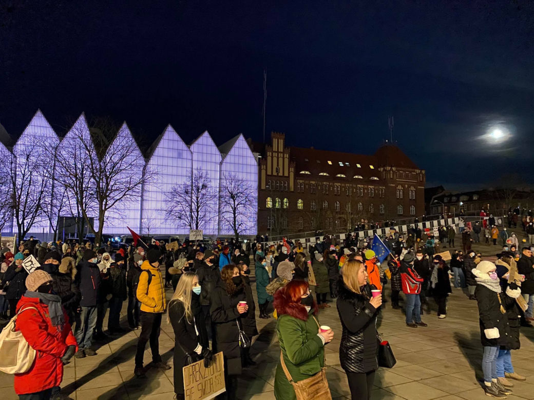 Plac Solidarności w Szczecinie, Strajk Kobiet