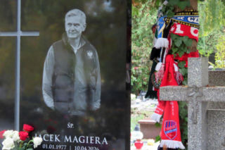 Groby Lucjana Brychczego i Jacka Magiery