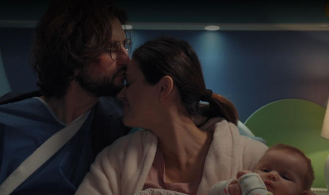 M jak miłość odc. 1915. Kasia (Paulina Lasota), Mariusz (Mateusz Mosiewicz), córka Zosia